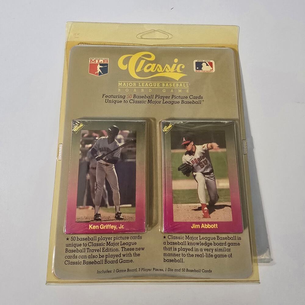 1989 Classic MLB Baseball Travel Board Game - BRAND NEW FACTORY SEALED Griffey
